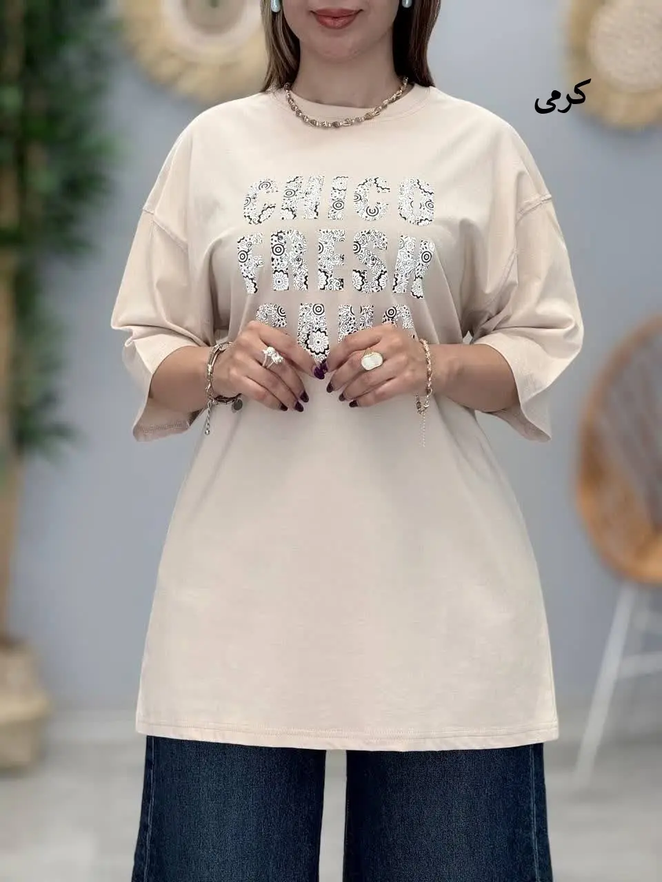 3413-تیشرت لانگ کد 531